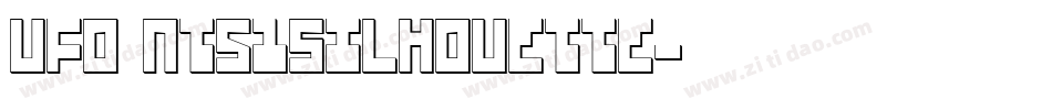 UFO nt51Silhouette字体转换